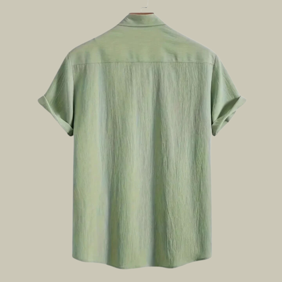 Lux & Classy  • Men's Linen Textured Linen Shirt