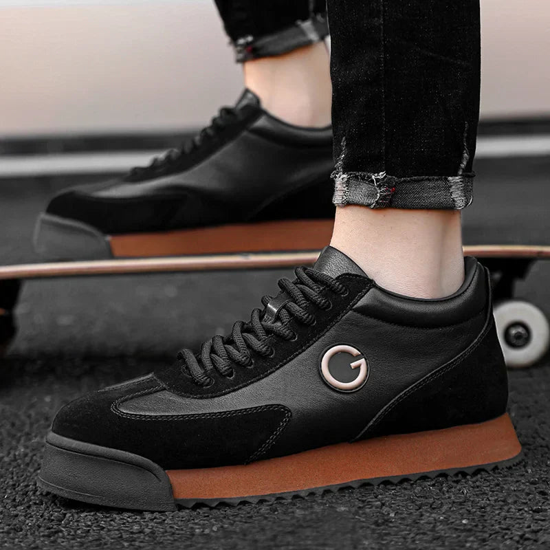 Adrio Gabbato™ Italian Leather Sneakers
