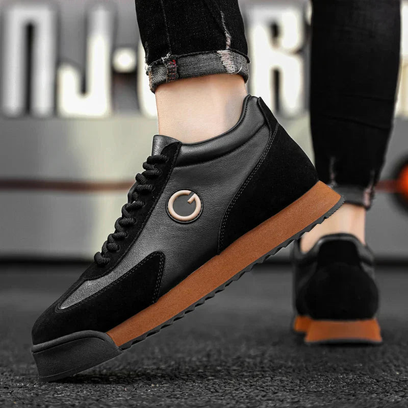 Adrio Gabbato™ Italian Leather Sneakers