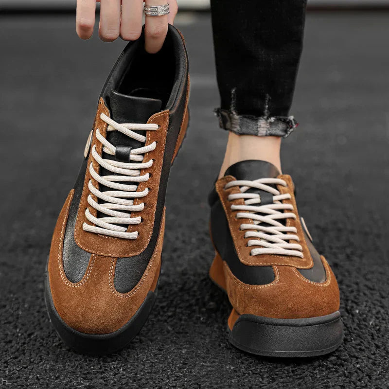 Adrio Gabbato™ Italian Leather Sneakers