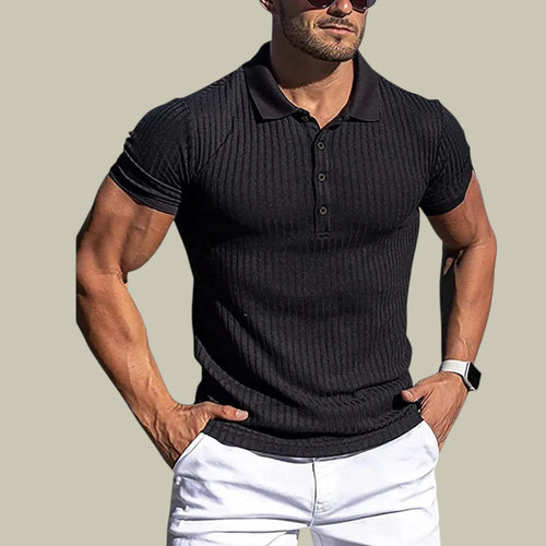 Lux & Classy  • Men's Textured Polo Shirt