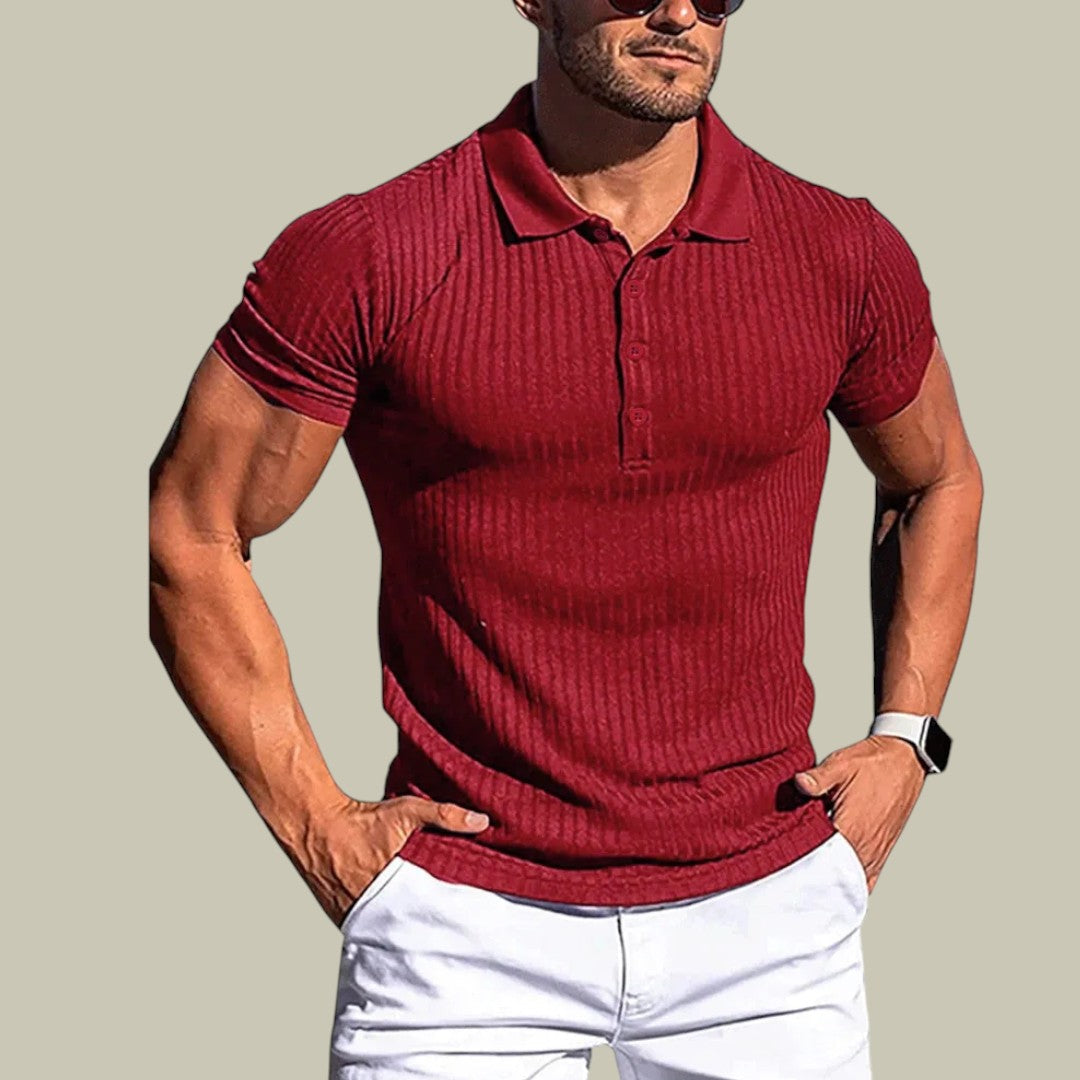 Lux & Classy  • Men's Textured Polo Shirt