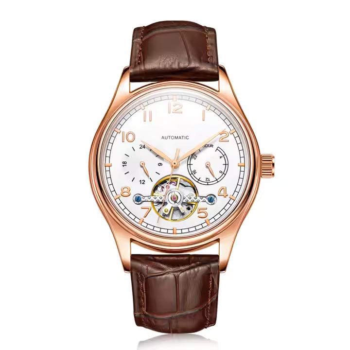 Tévar Tourbillon 203 – Luxury Skeleton Automatic Timepiece