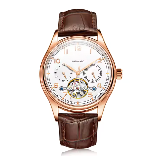 Tévar Tourbillon 203 – Luxury Skeleton Automatic Timepiece