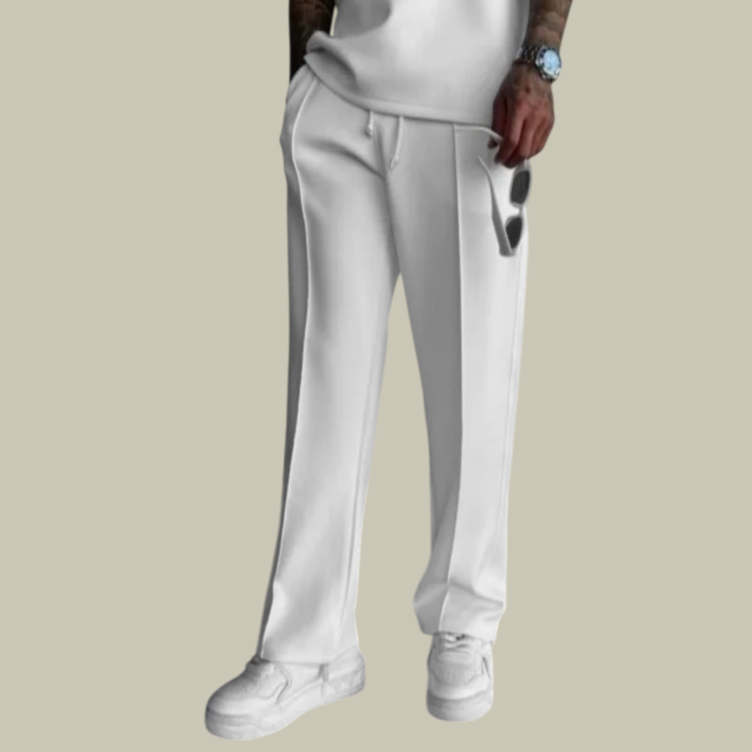 Lux & Classy  • Men's Elastic Waist Pleated Pants