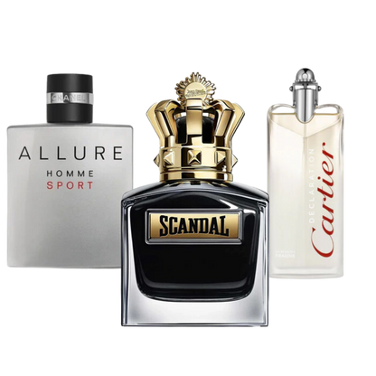 Achetez 1 Recevez 3 - Allure Homme Sport | Jean Paul Gaultier Scandal | Cartier Declaration - EAU de Parfum 100ml