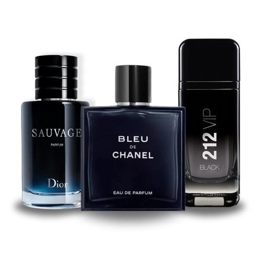 Achetez 1 Recevez 3 - 212 VIP Black | Bleu de Chanel | Sauvage - EAU de Parfum 100ml