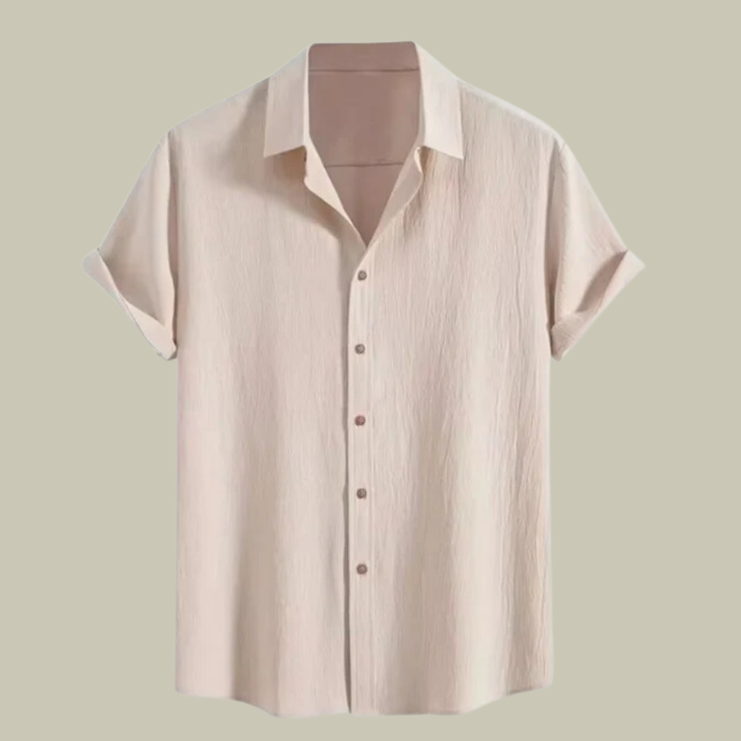 Lux & Classy  • Men's Linen Textured Linen Shirt