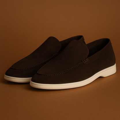 Men's Brown Suede Loafer