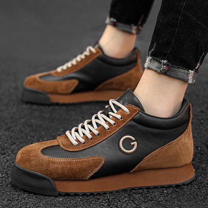 Adrio Gabbato™ Italian Leather Sneakers