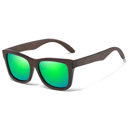 Darius Bamboo Polarized Sunglasses