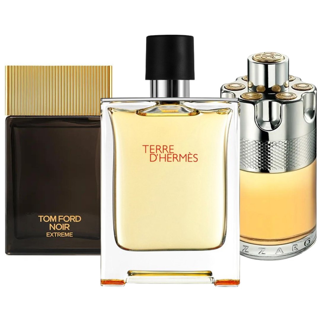 Achetez 1 Recevez 3 - Terre d’Hermès | Azzaro Wanted | Tom Ford Noir Extreme - EAU de Parfum 100ml