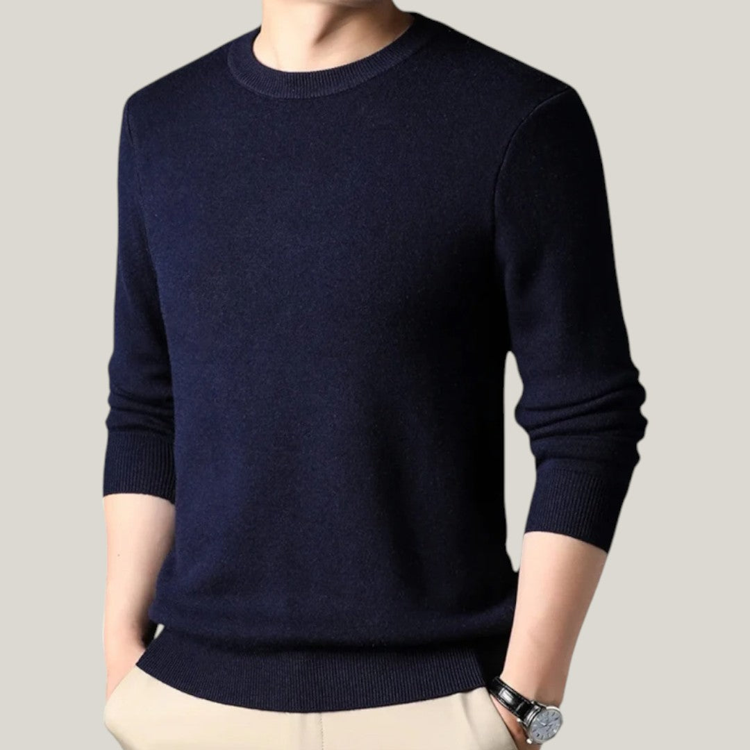 Lux & Classy  • Men's Casual Round Neck Thin Sweater