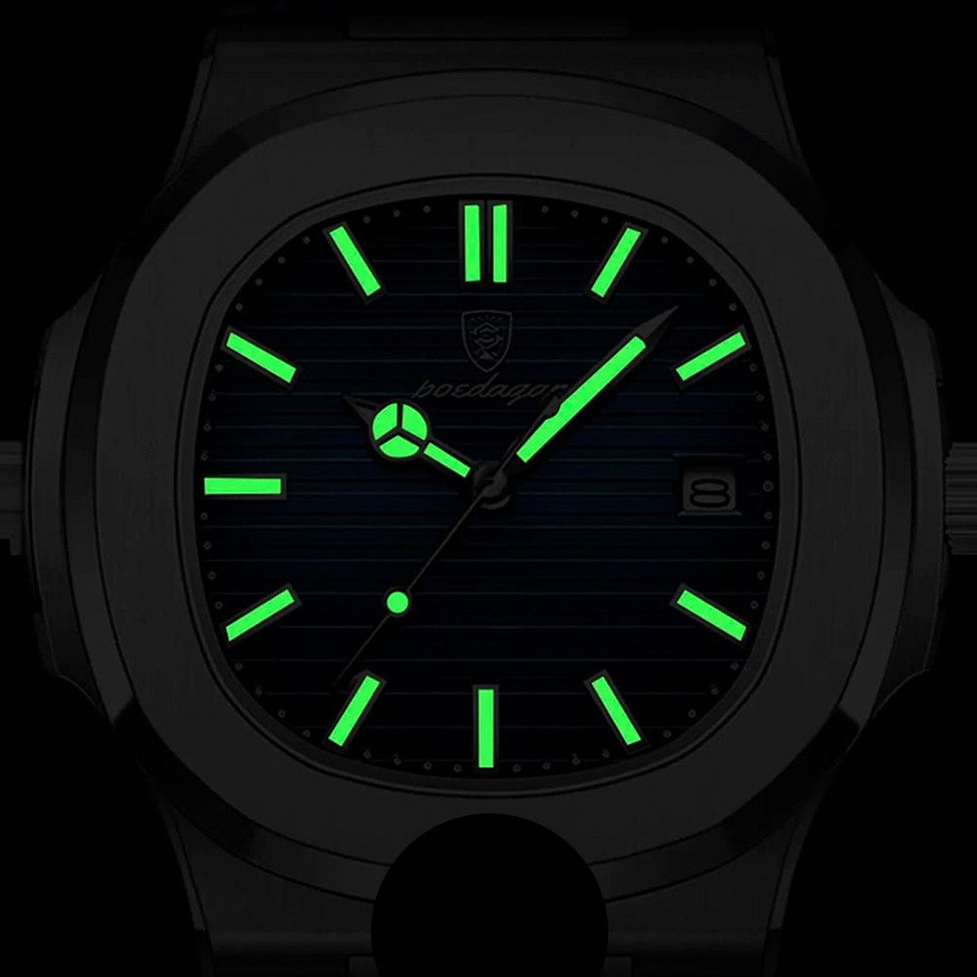 WATCH WITH LEATHER STRAP – ELEGANCE