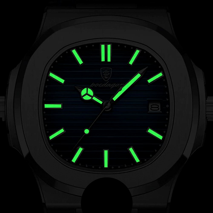 WATCH WITH LEATHER STRAP – ELEGANCE