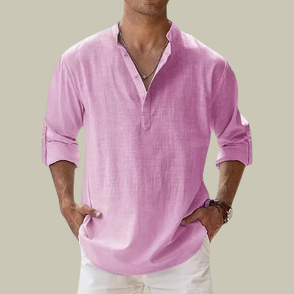 Lux & Classy  • Men's Casual Linen Shirt
