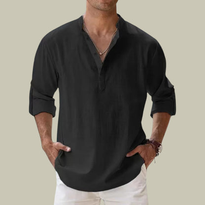 Lux & Classy  • Men's Casual Linen Shirt