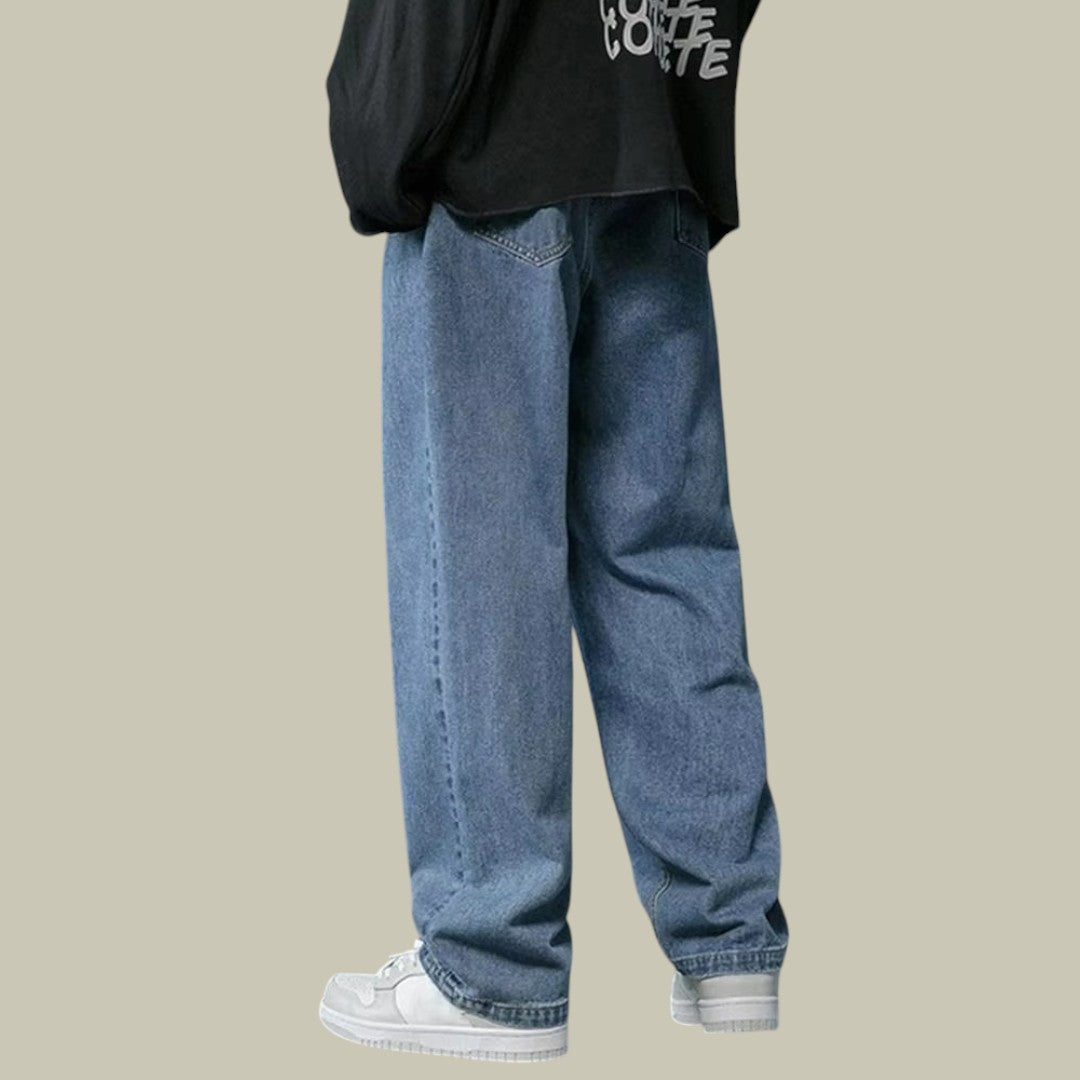 Lux & Classy  • Men's Wide Legged Denim Pants