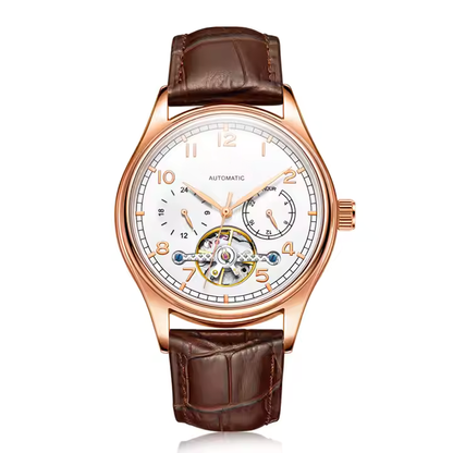 Tévar Tourbillon 203 – Luxury Skeleton Automatic Timepiece